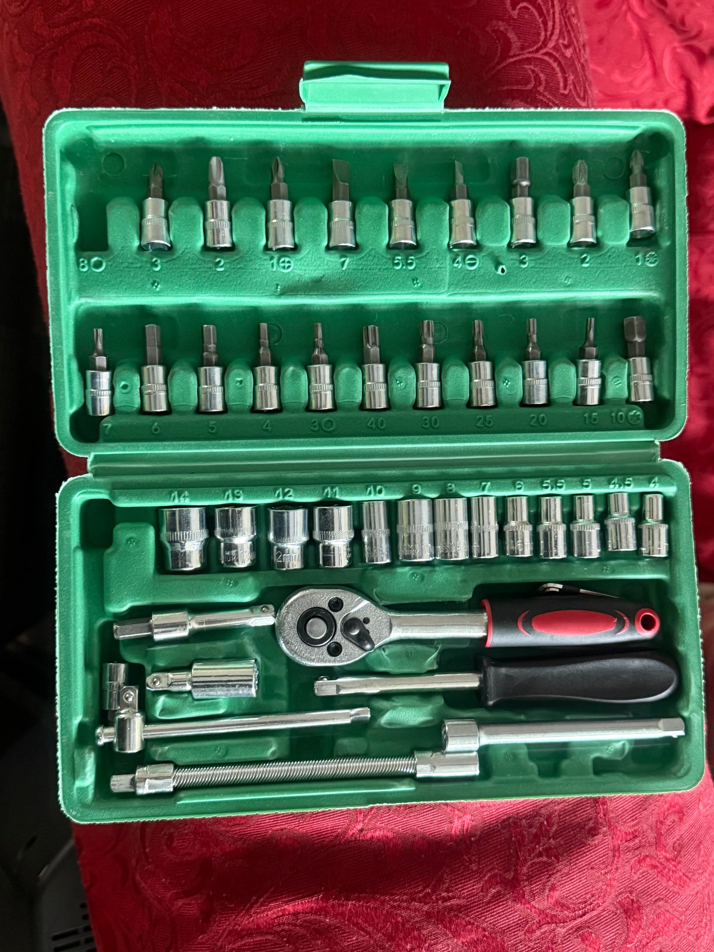 46Pcs 1/4 Tool Set
