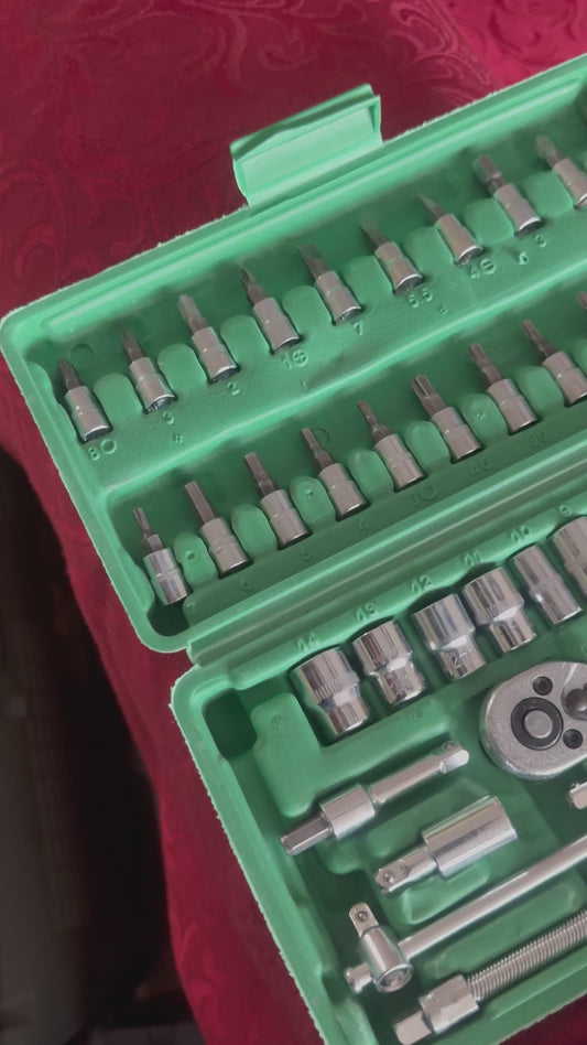 46Pcs 1/4 Tool Set
